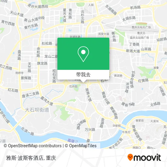 雅斯·波斯客酒店地图