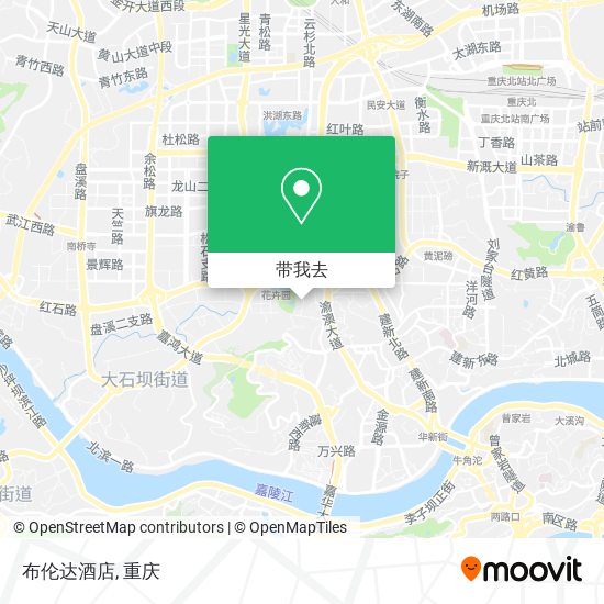 布伦达酒店地图
