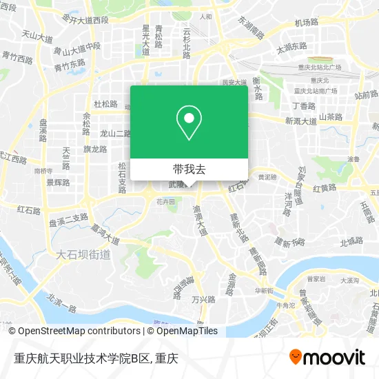 重庆航天职业技术学院B区地图