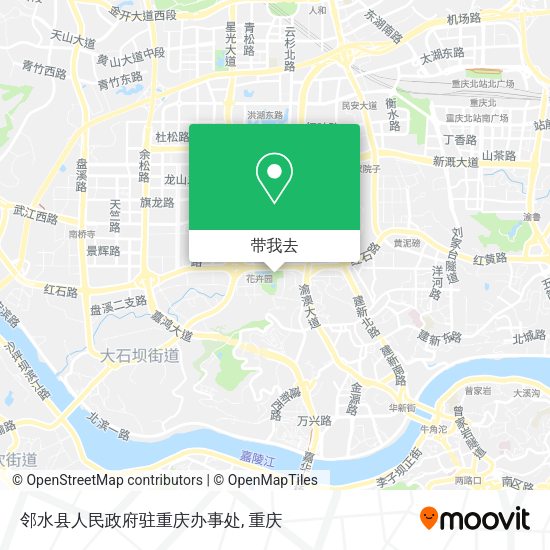 邻水县人民政府驻重庆办事处地图