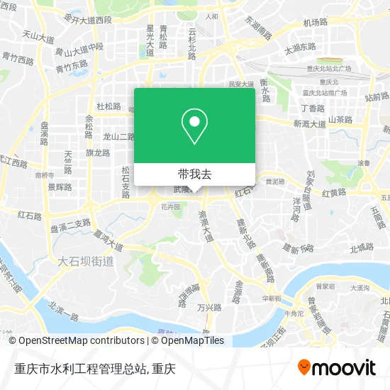 重庆市水利工程管理总站地图
