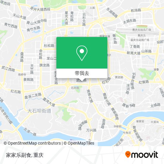 家家乐副食地图
