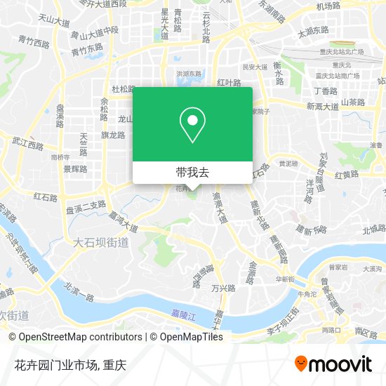 花卉园门业市场地图