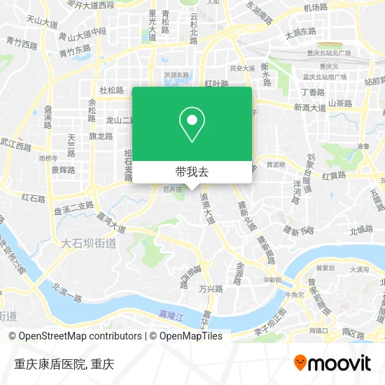 重庆康盾医院地图