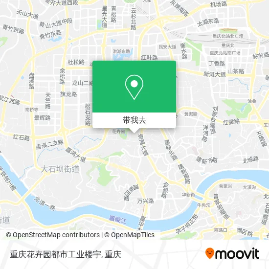 重庆花卉园都市工业楼宇地图