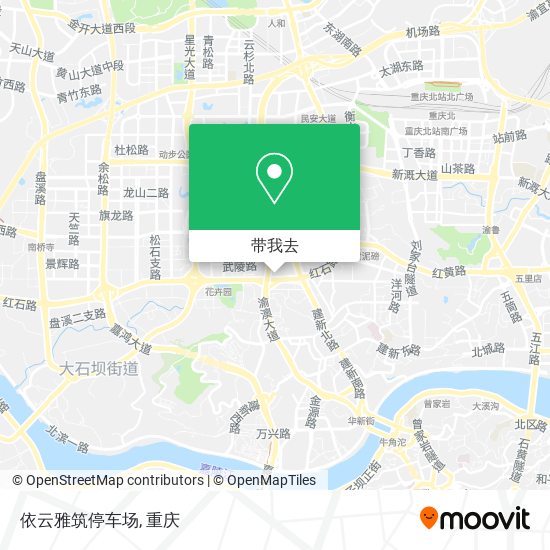 依云雅筑停车场地图