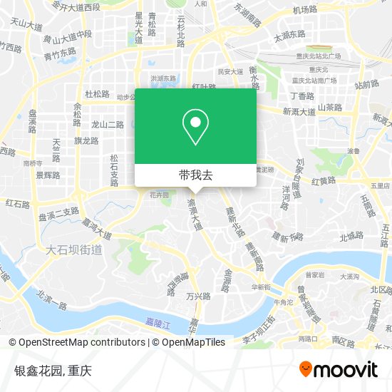 银鑫花园地图
