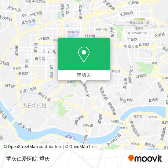 重庆仁爱医院地图