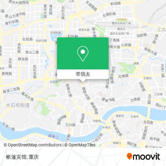 帐篷宾馆地图