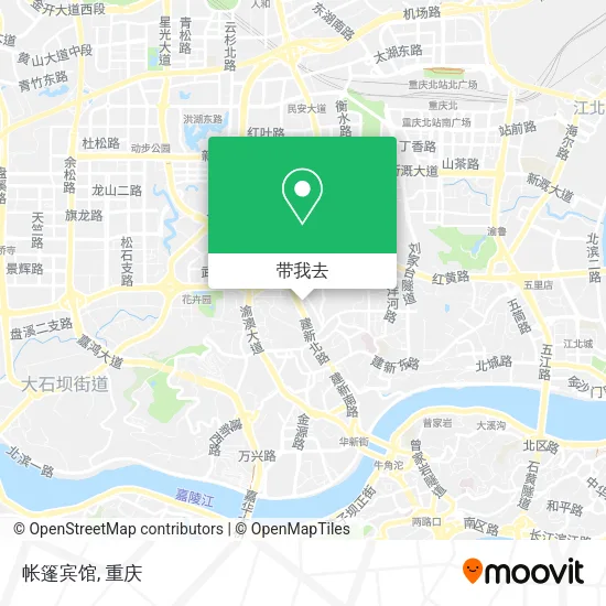 帐篷宾馆地图