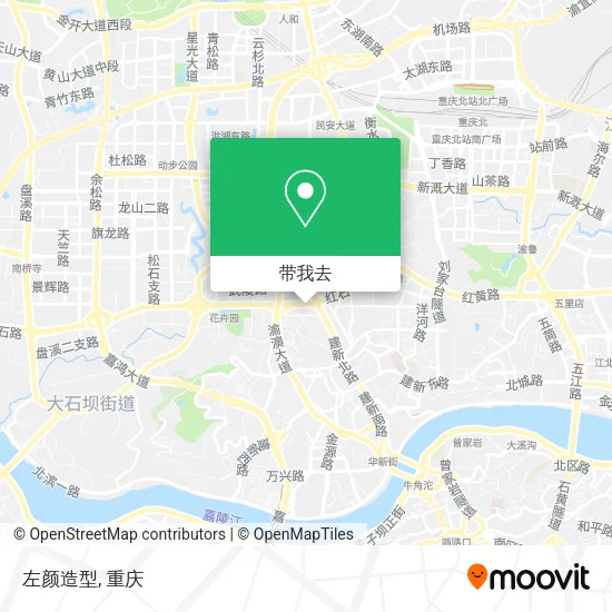 左颜造型地图