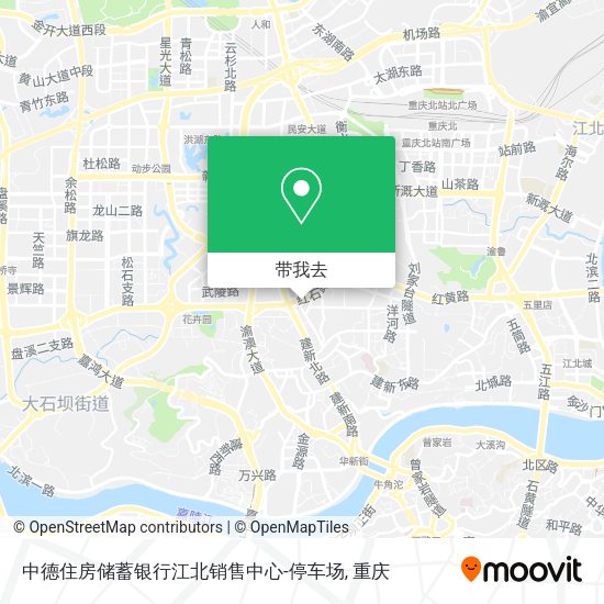 中德住房储蓄银行江北销售中心-停车场地图