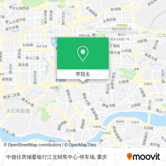 中德住房储蓄银行江北销售中心-停车场地图