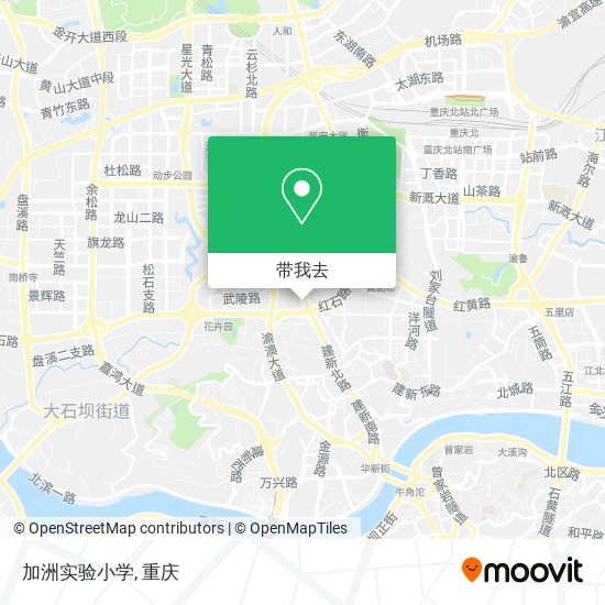 加洲实验小学地图