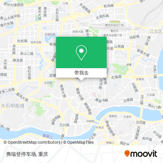 弗瑞登停车场地图