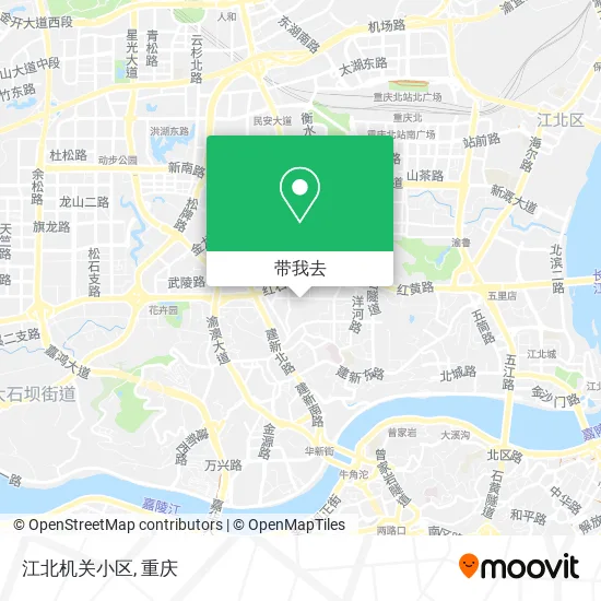 江北机关小区地图