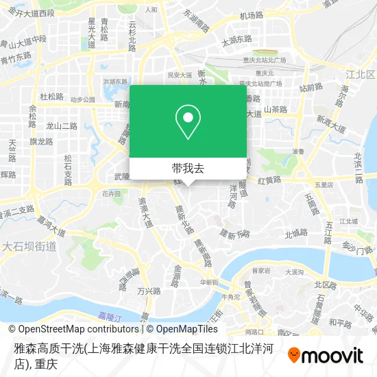 雅森高质干洗(上海雅森健康干洗全国连锁江北洋河店)地图