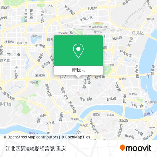 江北区新迪轮胎经营部地图