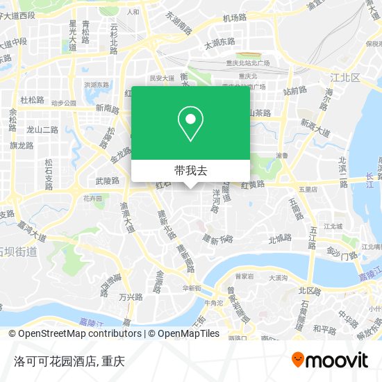 洛可可花园酒店地图