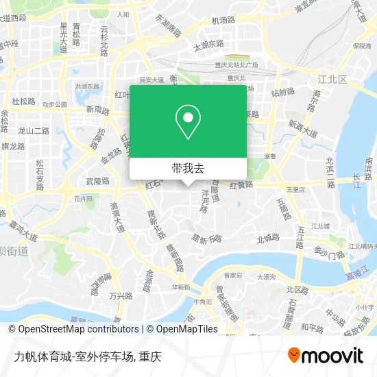 力帆体育城-室外停车场地图