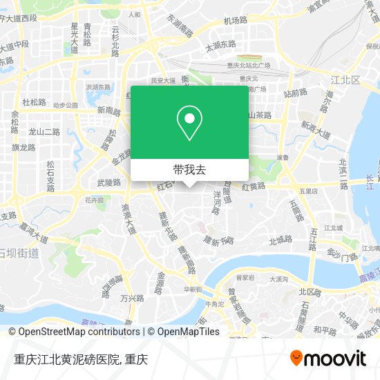 重庆江北黄泥磅医院地图
