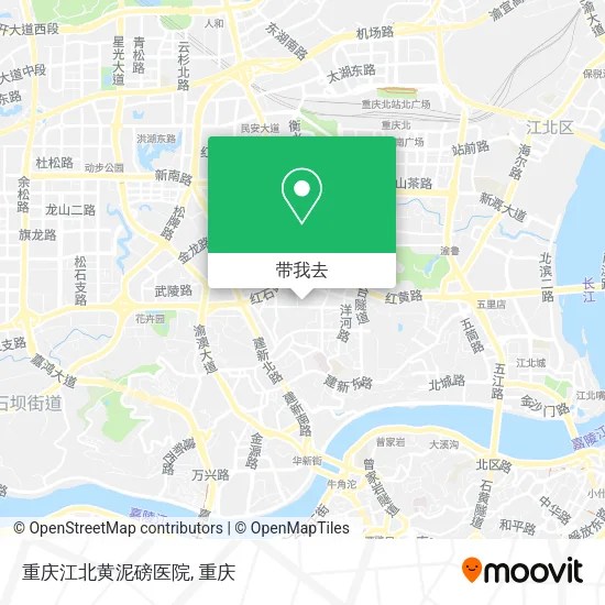 重庆江北黄泥磅医院地图