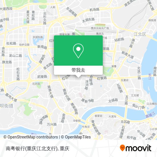 南粤银行(重庆江北支行)地图