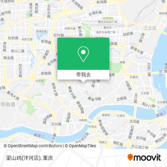 梁山鸡(洋河店)地图