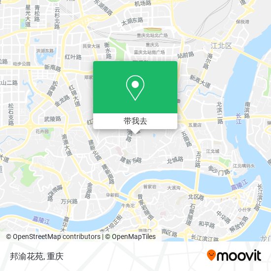邦渝花苑地图