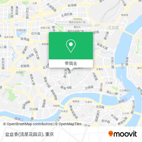 盆盆香(流星花园店)地图