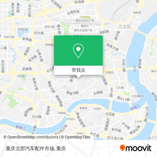 重庆北部汽车配件市场地图