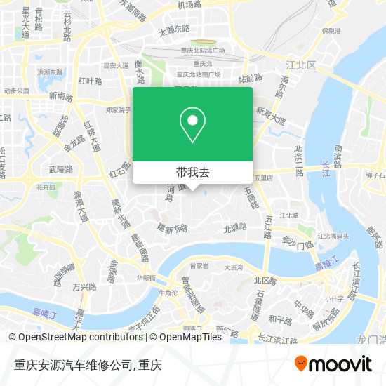 重庆安源汽车维修公司地图