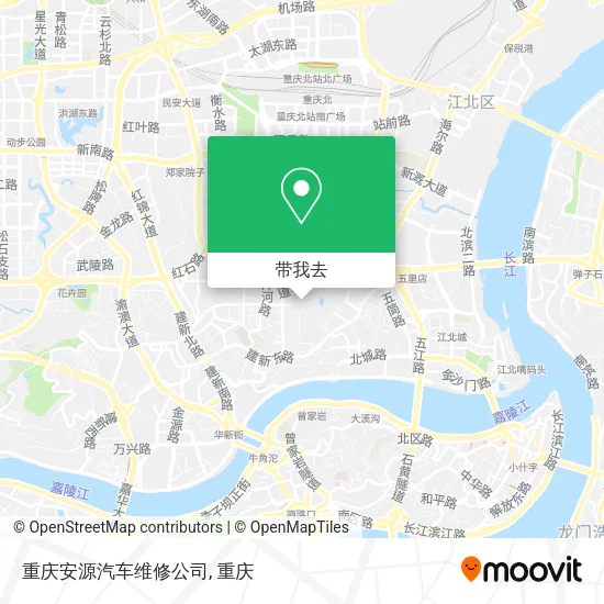 重庆安源汽车维修公司地图