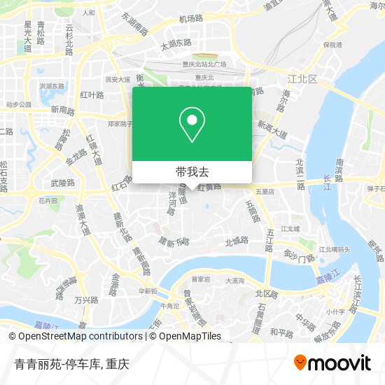 青青丽苑-停车库地图