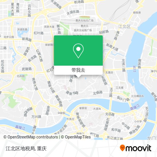 江北区地税局地图