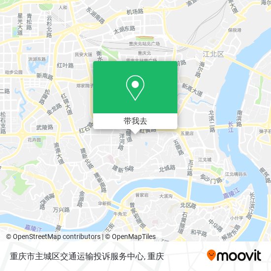 重庆市主城区交通运输投诉服务中心地图