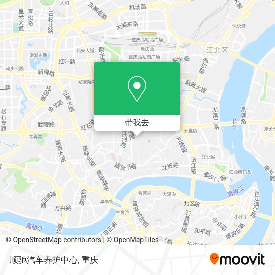 顺驰汽车养护中心地图