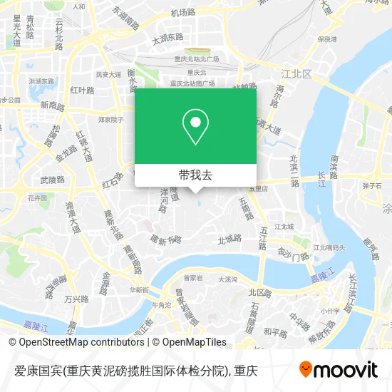 爱康国宾(重庆黄泥磅揽胜国际体检分院)地图