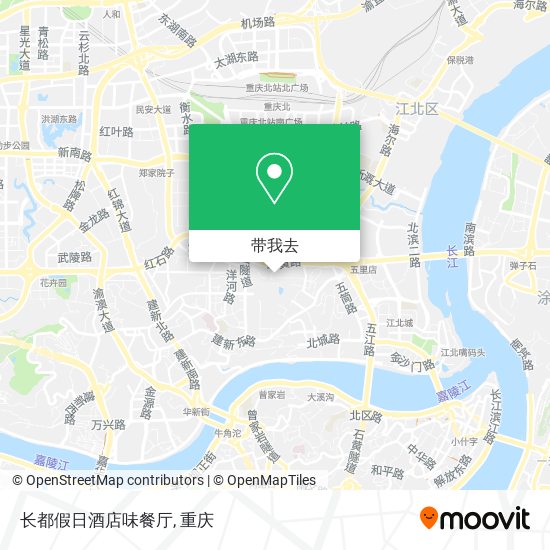 长都假日酒店味餐厅地图