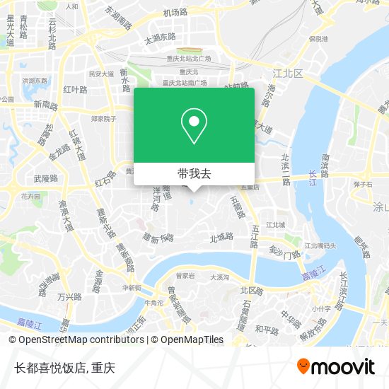 长都喜悦饭店地图