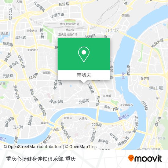 重庆心扬健身连锁俱乐部地图