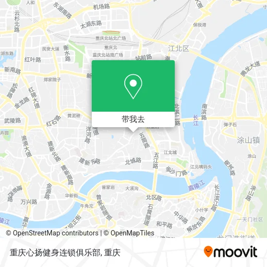重庆心扬健身连锁俱乐部地图