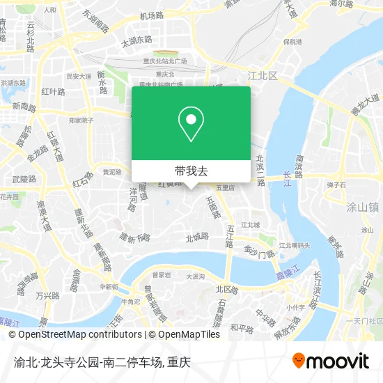 渝北·龙头寺公园-南二停车场地图