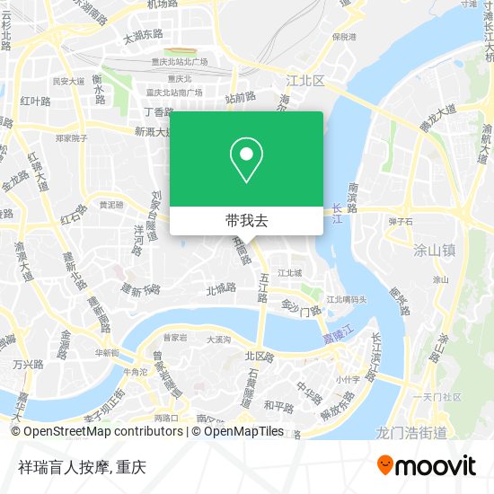 祥瑞盲人按摩地图