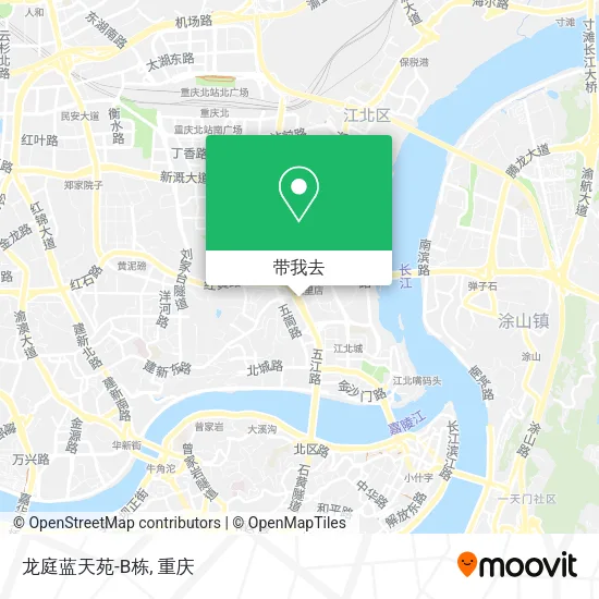 龙庭蓝天苑-B栋地图