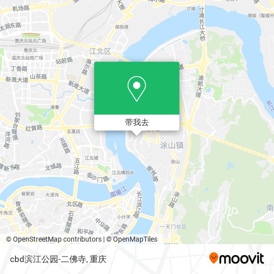 cbd滨江公园-二佛寺地图