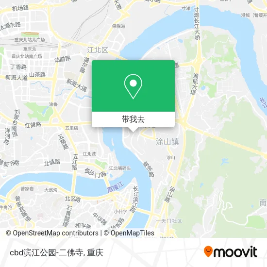 cbd滨江公园-二佛寺地图