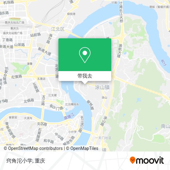 窍角沱小学地图