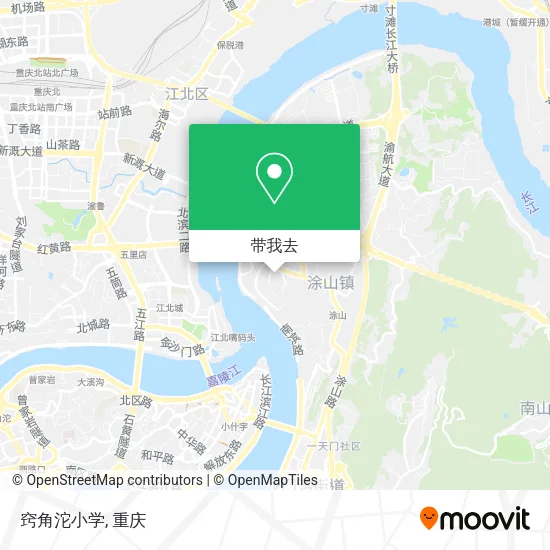 窍角沱小学地图