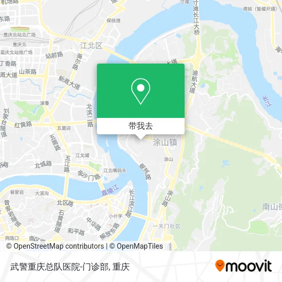 武警重庆总队医院-门诊部地图